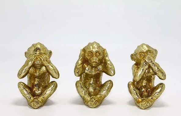 Polyester 3 Maymun  019-803 ürün görseli