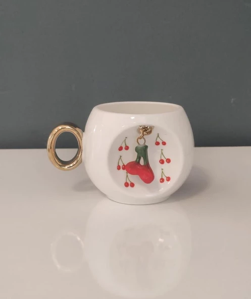 ROYKING CHERRY PORSELEN KUPA 300 ML ürün görseli