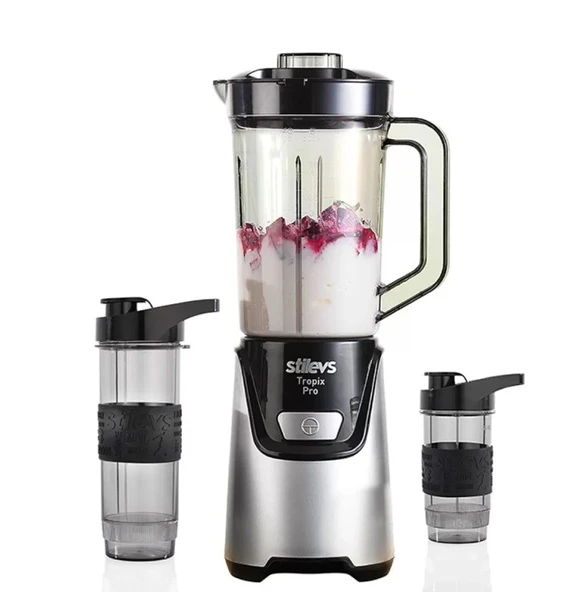 Stilevs Tropix Pro Gümüş 600 W Kişisel Blender