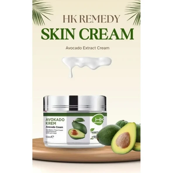 HK Remedy Avokado Yüz Bakım Krem 50 ml - 2
