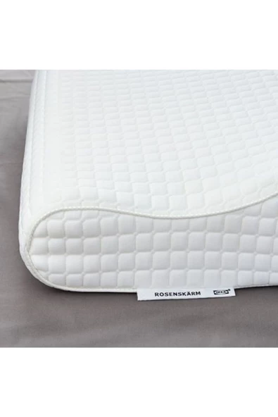 Ergonomik Yastık 33x50 cm Yan/sırt Üstü Uyuyanlar İçin Beyaz Yastık-adet - 2