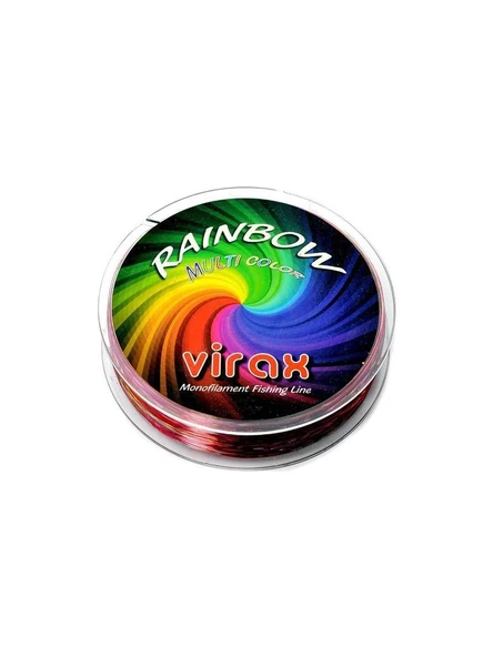 Virax Rainbow 300m Multicolor Monofilament Misina - 2