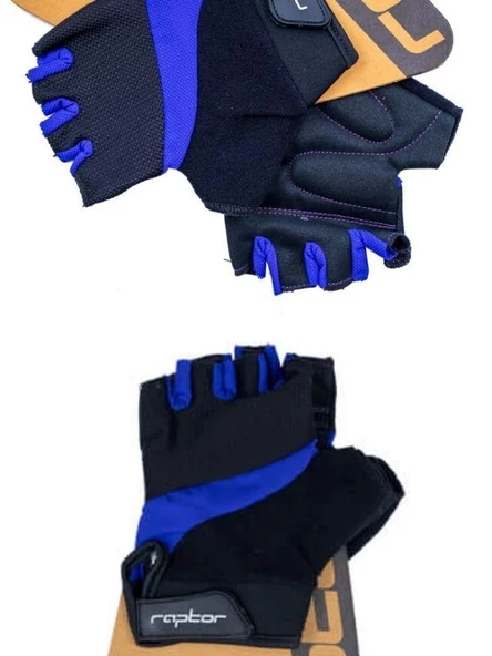Raptor XC Sport Eldiven Kısa Parmak Bisiklet Eldiveni MTB Yarım Parmak Eldiven S Beden Mor - 2