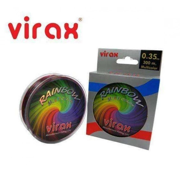 Virax Rainbow 300m Multicolor Monofilament Misina