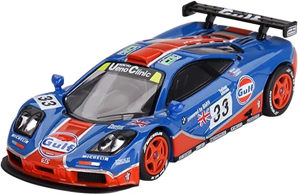 Mini GT 723 McLaren F1 GTR #33 1996 Le Mans 24 Hrs Model Araba