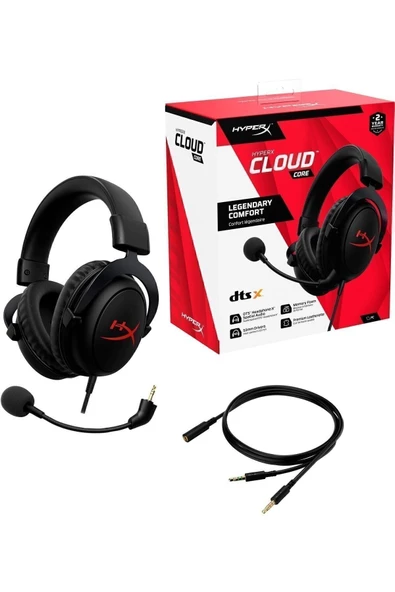 HyperX Cloud Core 4P4F2AA HX-HSCC-2-BK/WW 7.1 Kablolu Kulak Üstü Oyuncu Kulaklığı - 5