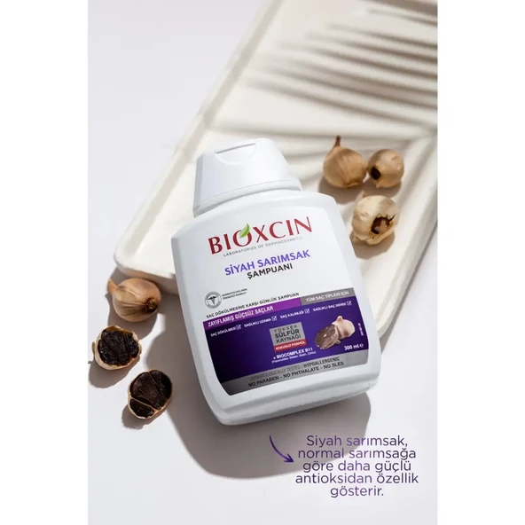 Bioxcin Siyah Sarımsak Şampuanı 3 al 2 öde (3x300ml) - 7
