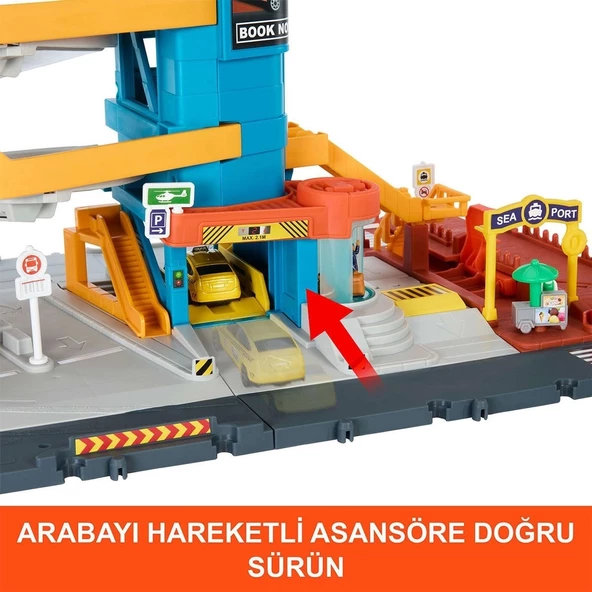 HXL47 Matchbox Aksiyon Sürücüleri Şehir Maceraları Oyun Seti - 4