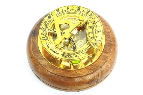 Güneş Saati Ahşap Tabanlı - Resim 3