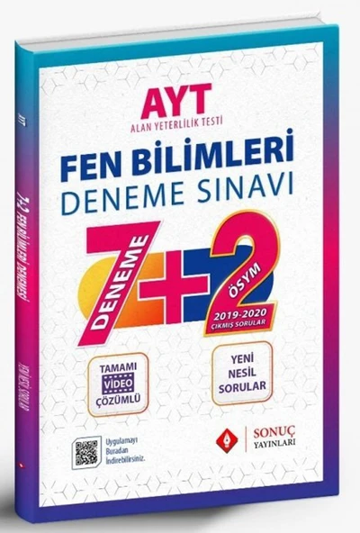 Sonuç Ayt Fen Bilimleri 7+2 Deneme Sınavı