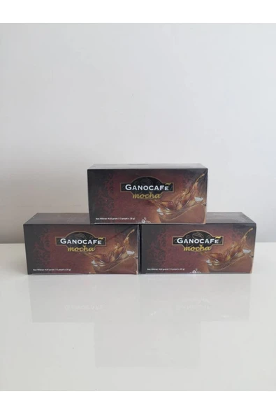 Ganocafe Mocha Ganodermalı Mantarlı Kahveli İçecek 3'lü Paket