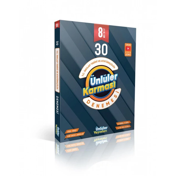 Ünlüler Lgs 30 T.C. İnkılap Tarihi Ve Atatürkçülük Denemesi