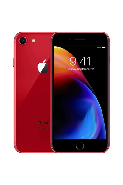 Yenilenmiş Iphone 8 128 Gb Kırmızı Cep Telefonu (12 AY GARANTİLİ) - B Kalite