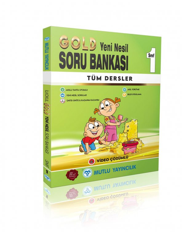 Mutlu 1.Sınıf Gold Yeni Nesil Soru Bankası