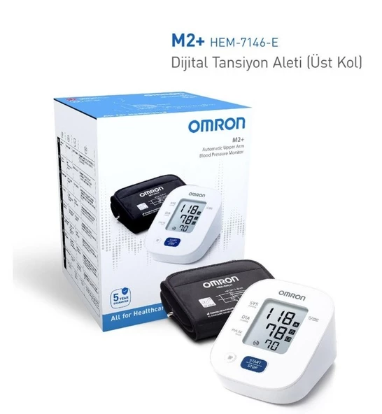Omron M2+ HEM-7146-E Digital Koldan Ölçer Tansiyon Aleti
