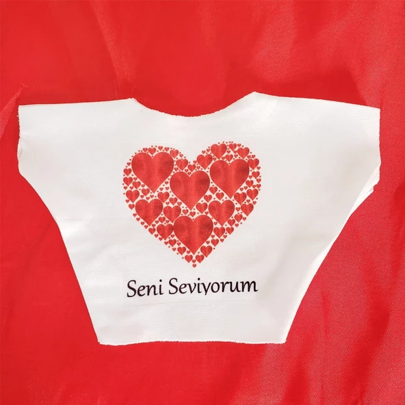 Seni Seviyorum Baskılı Tişört - 2