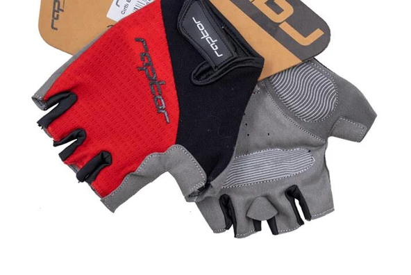 Raptor Cırtlı Eldiven Kısa Parmak Bisiklet Eldiveni MTB Yarım Parmak Eldiven XL Beden Kırmızı - Resim 2