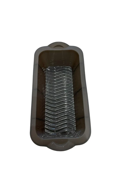 2 Adet Silikon Fırın - Airfryer Baton Kek Kalıbı - Ekmek Kalıbı - Çok Amaçlı Pişirme Matı - 6