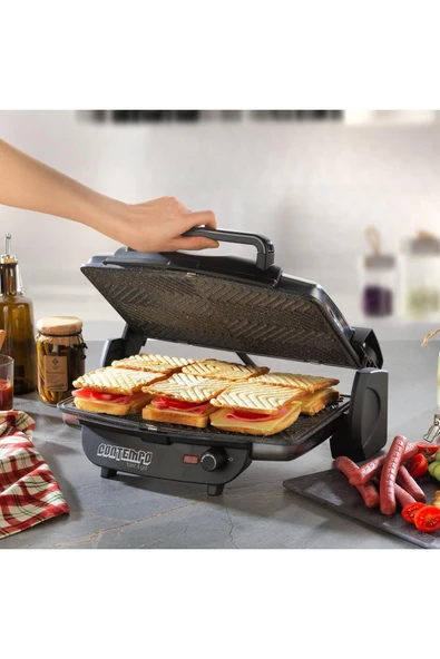 25007 Contempo Tost Makinesi Inox Siyah - 3