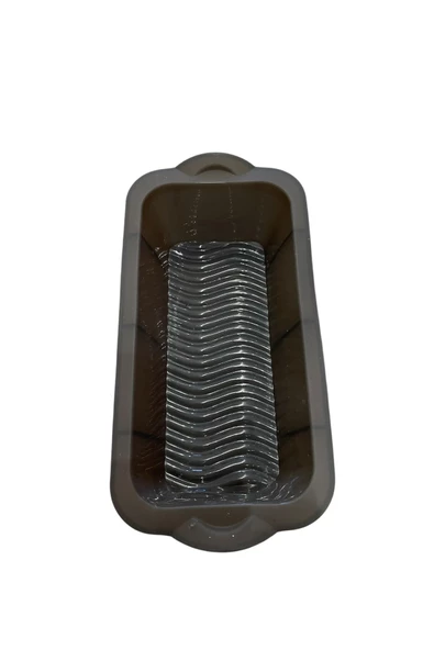 3'lü Mix  Silikon Fırın - Airfryer Baton Kek Kalıbı - Ekmek Kalıbı - Çok Amaçlı Pişirme Matı - 5