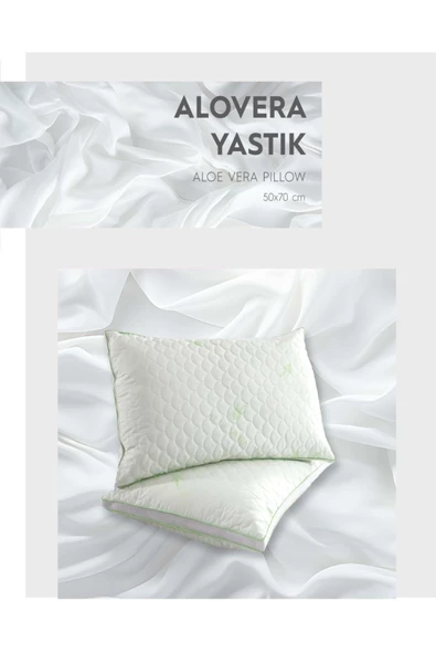 Alovera Mikrofiber Yastık 50x70 Cm Beyaz