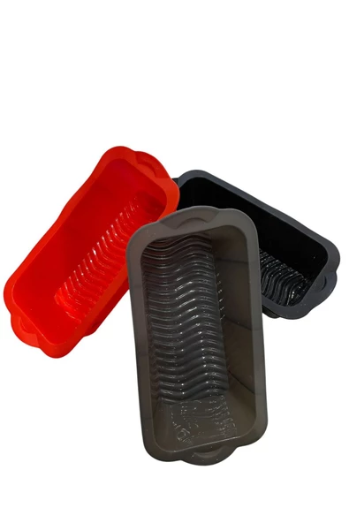 2 Adet Silikon Fırın - Airfryer Baton Kek Kalıbı - Ekmek Kalıbı - Çok Amaçlı Pişirme Matı - 3