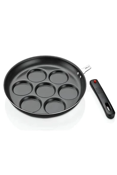 Kitch 5 Parça Mutfak Tava Seti - Pankek Sos Tavası 3 Boy Kızartma Omlet Tavası Çeyiz Seti - 2