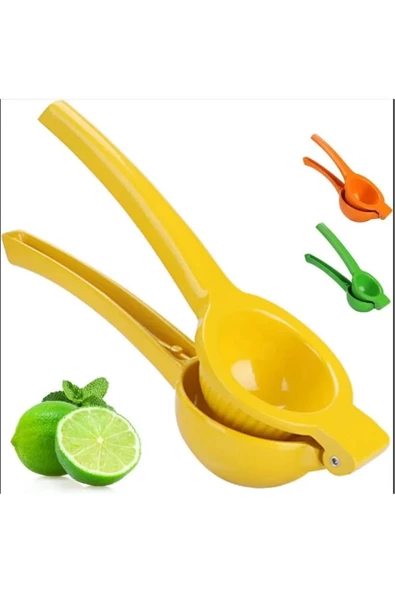 Limon Sıkacağı Plastik Elden Sıkmalı Lemon Naranciye Sıkacak - 4