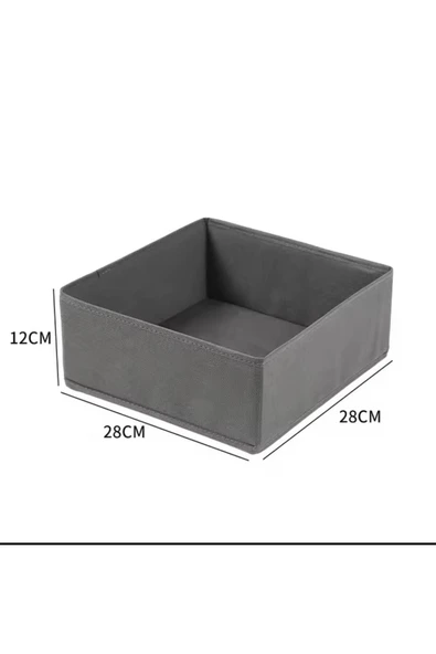 Coco 8 Parça Çekmece Içi Kutu Seti Dolap Kıyafet Çamaşır düzenleyici Organizer - Resim 6