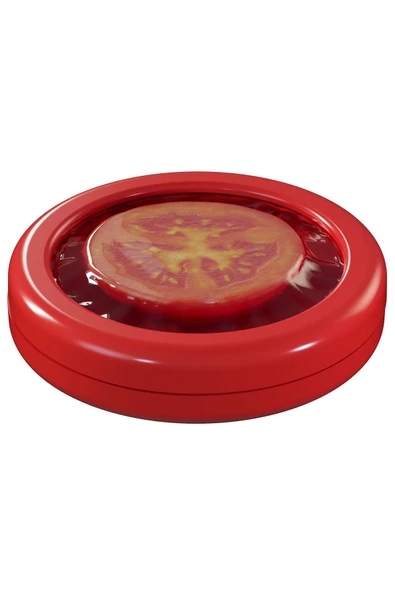 5 Adet Fresh Cup Buzdolabı Limon Elma Tazeliğini Koruyan Saklama Kabı Kokutmaz Soğan Kutusu Emzik - Resim 3