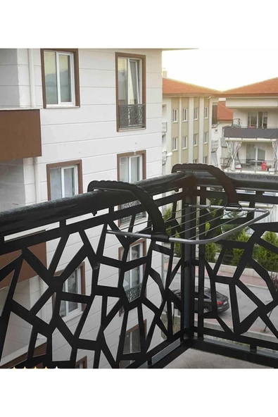 2 Adet Petek Üstü Çamaşır Kurutmalık - Balkon Kurutmalık Askısı - 3