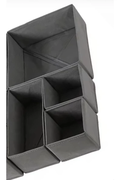 Coco 4 Parça Çekmece Içi Düzeleyici Kutu Seti Dolap Kıyafet Çamaşır çorap Çamaşır Organizer - Resim 2