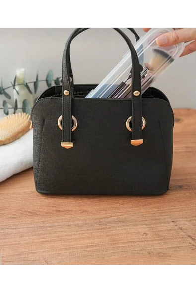 2 Adet Multix Kilitli Kapak Kalemlik - Çanta İçi Düzenleyici Saklama Kabı - Resim 2