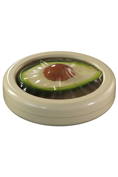 2 Adet Buzdolabı Için Yarım Meyve Kabı Soğan Sebze Limon Koruma Kutusu Fresh Kap Emzik Kutusu - Resim 6