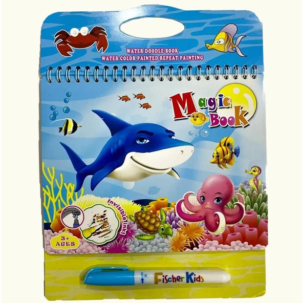 Magic Water Sihirli Boyama Kitabı - Denizaltı Canlıları - 2