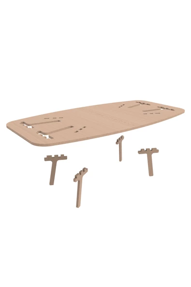 Wood Ahşap Mini Ütü Masası 15121 - 4