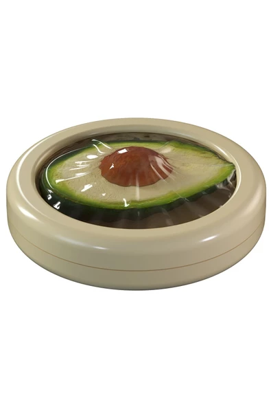 5 Adet Fresh Cup Buzdolabı Limon Elma Tazeliğini Koruyan Saklama Kabı Kokutmaz Soğan Kutusu Emzik - Resim 5