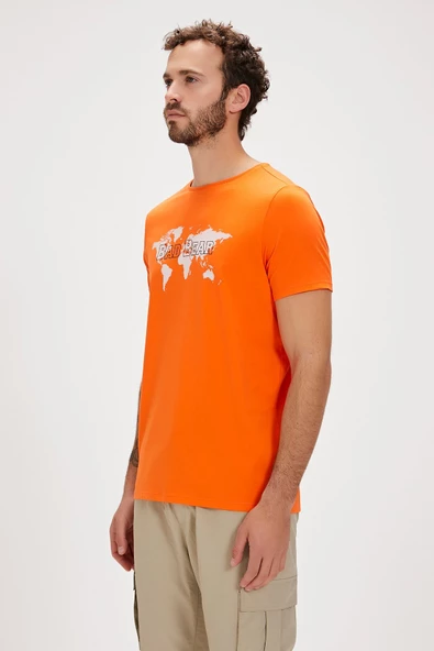 Bad Bear Globe T-Shirt Erkek T-Shirt - 11
