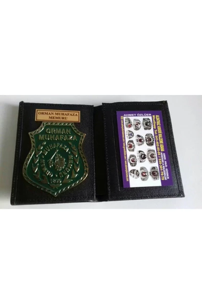 ORMAN MUHAFAZA ROZETLİ CÜZDANI AL - SADECE KURUM ADRESINE GONDERILIR - SIVIL ADRESE GÖNDERİLMEZ ürün görseli 1