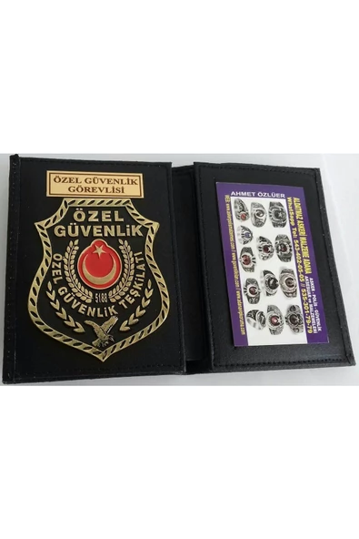 ÖZEL GÜVENLİK ROZETLİ CÜZDAN AL-SIVILE SATILMAZ. ürün görseli 1