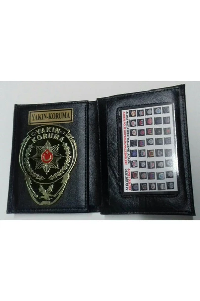YAKIN KORUMA ROZETLI CÜZDANI SATINAL,SIPARIS VER.SIVILE SATILMAZ. ürün görseli 1
