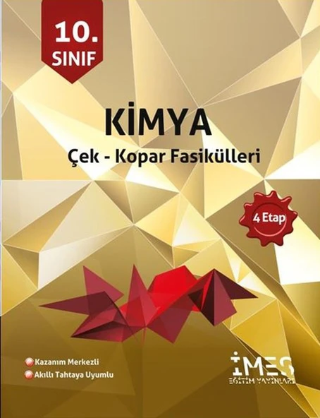 İmes 4 Etap 10.Sınıf Kimya Çek Kopar Fasikülleri Soru Bankası