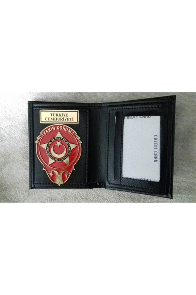 YAKIN KORUMA ROZETLİ CÜZDANI SATINAL-SIVILE SATILMAZ
