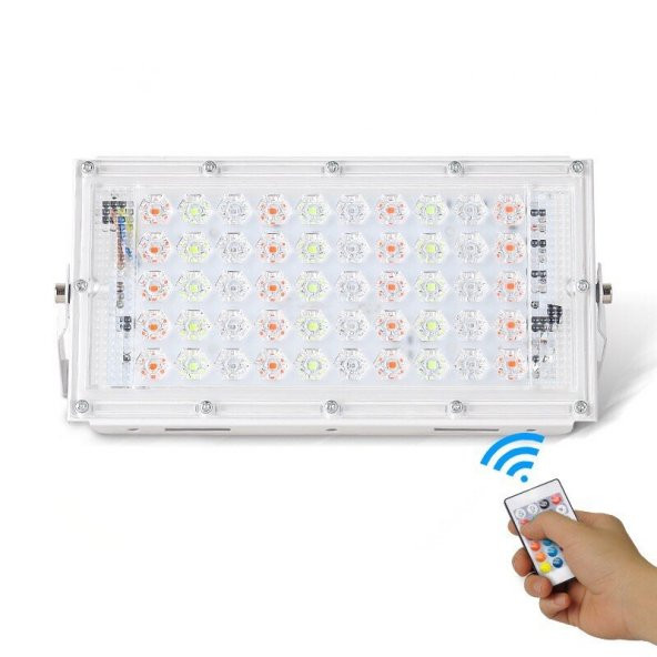 Kumandalı RGB LED Projektör 30 Watt - 1