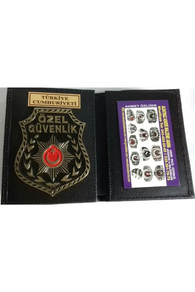 ÖZEL GÜVENLİK ROZETLİ CÜZDAN AL-SIVILE SATILMAZ.