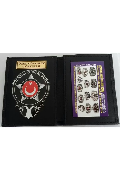 ÖZEL GÜVENLİK ROZETLİ CÜZDAN AL-SIVILE SATILMAZ. ürün görseli 1