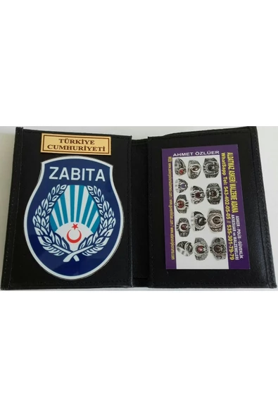 ZABITA ROZETLİ CÜZDANI AL - SADECE KURUM ADRESINE GONDERILIR - SIVIL ADRESE GÖNDERİLMEZ ürün görseli 1