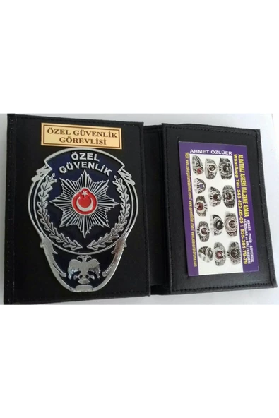 ÖZEL GÜVENLİK ROZETLİ CÜZDAN AL-SIVILE SATILMAZ. ürün görseli 1