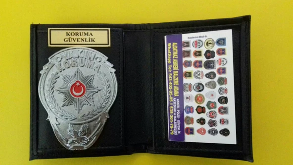 Yakın Koruma Rozetli Cüzdanı,Al.Sadece Yakın Koruma Görevlisi Sipariş Verebilir.Sivile Satılmaz.