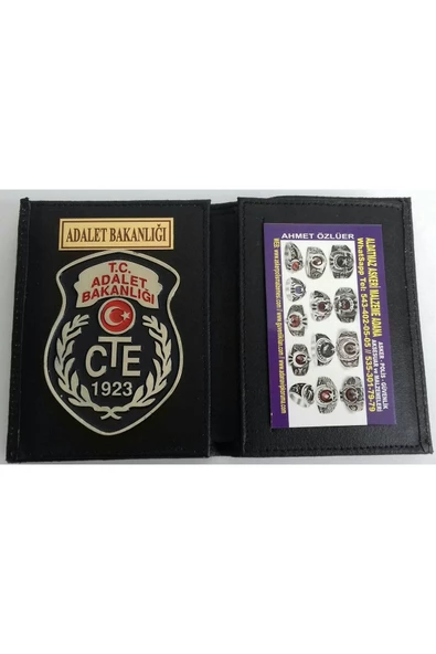 İNFAZ KORUMA ROZETLİ CÜZDANI AL - SADECE KURUM ADRESINE GONDERILIR - SIVIL ADRESE GÖNDERİLMEZ ürün görseli 1